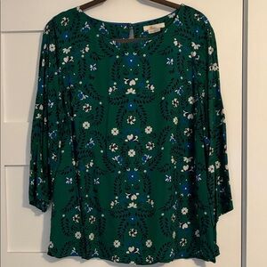 Boden silk print blouse size U.S. 20